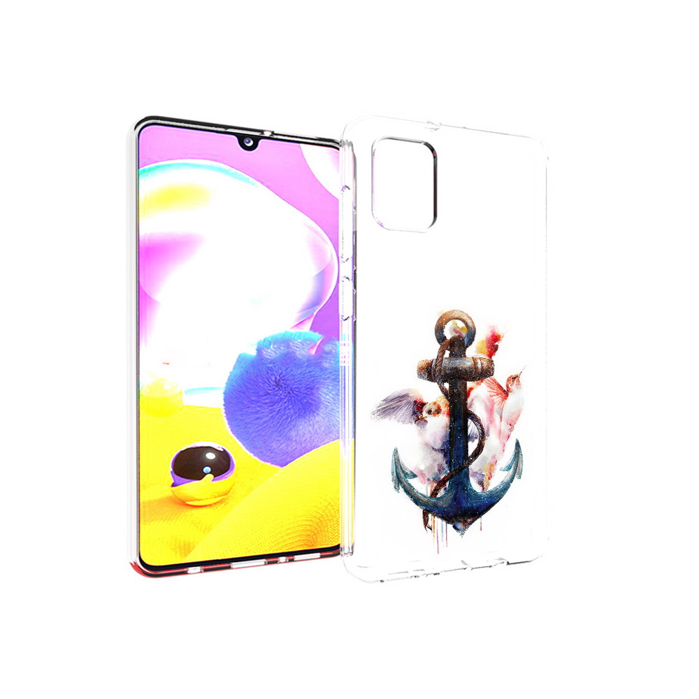 Чехол MyPads Tocco для Samsung Galaxy A31 якорь с птицами (PT146911.482.703), Прозрачный, Tocco 
Чехол MyPads Tocco для Samsung Galaxy A31 якорь с птицами (PT146911.482.703), Прозрачный, Tocco
