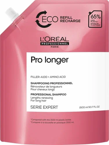 Шампунь L'Oreal Professionnel Pro Longer для восстановления волос дой-пак 1500 мл
Шампунь L'Oreal Professionnel Pro Longer для восстановления волос дой-пак 1500 мл