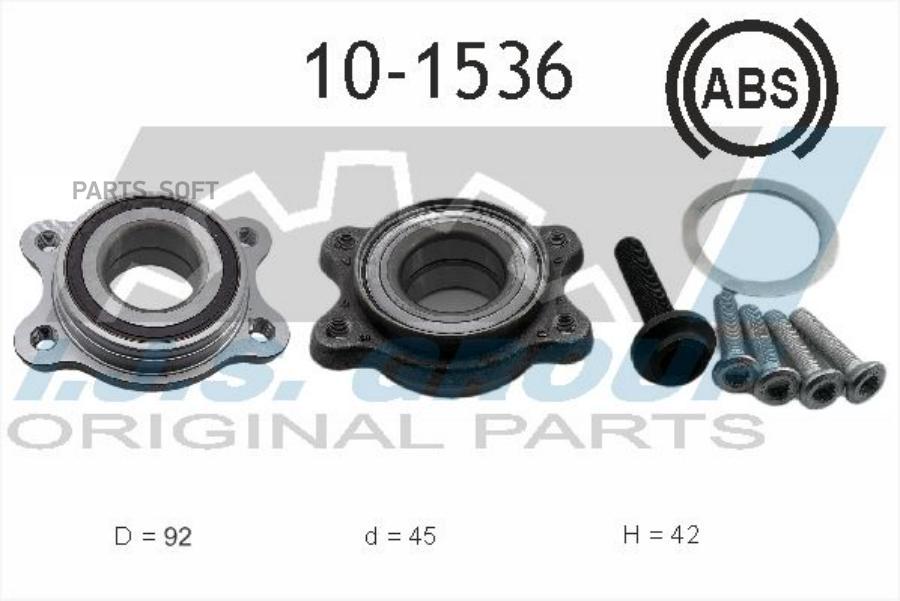 IJS GROUP 101536 10-1536_к-кт подшипника ступицы! передней\ Audi A6/A8, VW Phaeton 2.4-4.2
IJS GROUP 101536 10-1536_к-кт подшипника ступицы! передней\ Audi A6/A8, VW Phaeton 2.4-4.2