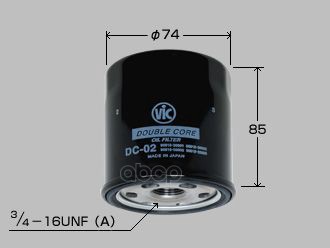 VIC Фильтр масляный VIC DC02 Double Core 1RZ,3RZ,#VZFE,1G#,1MZ,2MZ,1JZ,2JZ,1NDTV,1KDFTV,7M
VIC Фильтр масляный VIC DC02 Double Core 1RZ,3RZ,#VZFE,1G#,1MZ,2MZ,1JZ,2JZ,1NDTV,1KDFTV,7M