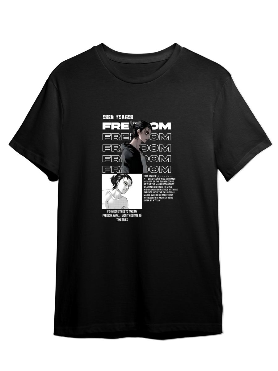 Футболка унисекс СувенирShop Атака Титанов/Attack on Titan 3 черная M (46-48), Черный, "Атака Титанов/Attack on Titan" 3 
Футболка унисекс СувенирShop Атака Титанов/Attack on Titan 3 черная M (46-48), Черный, "Атака Титанов/Attack on Titan" 3