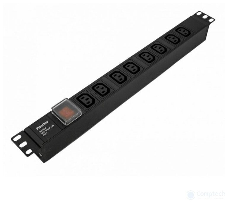 Блок распределения питания Hyperline SHE19-8IEC-S-IEC 8xSchuko базовые 10A C14, Черный
Блок распределения питания Hyperline SHE19-8IEC-S-IEC 8xSchuko базовые 10A C14, Черный