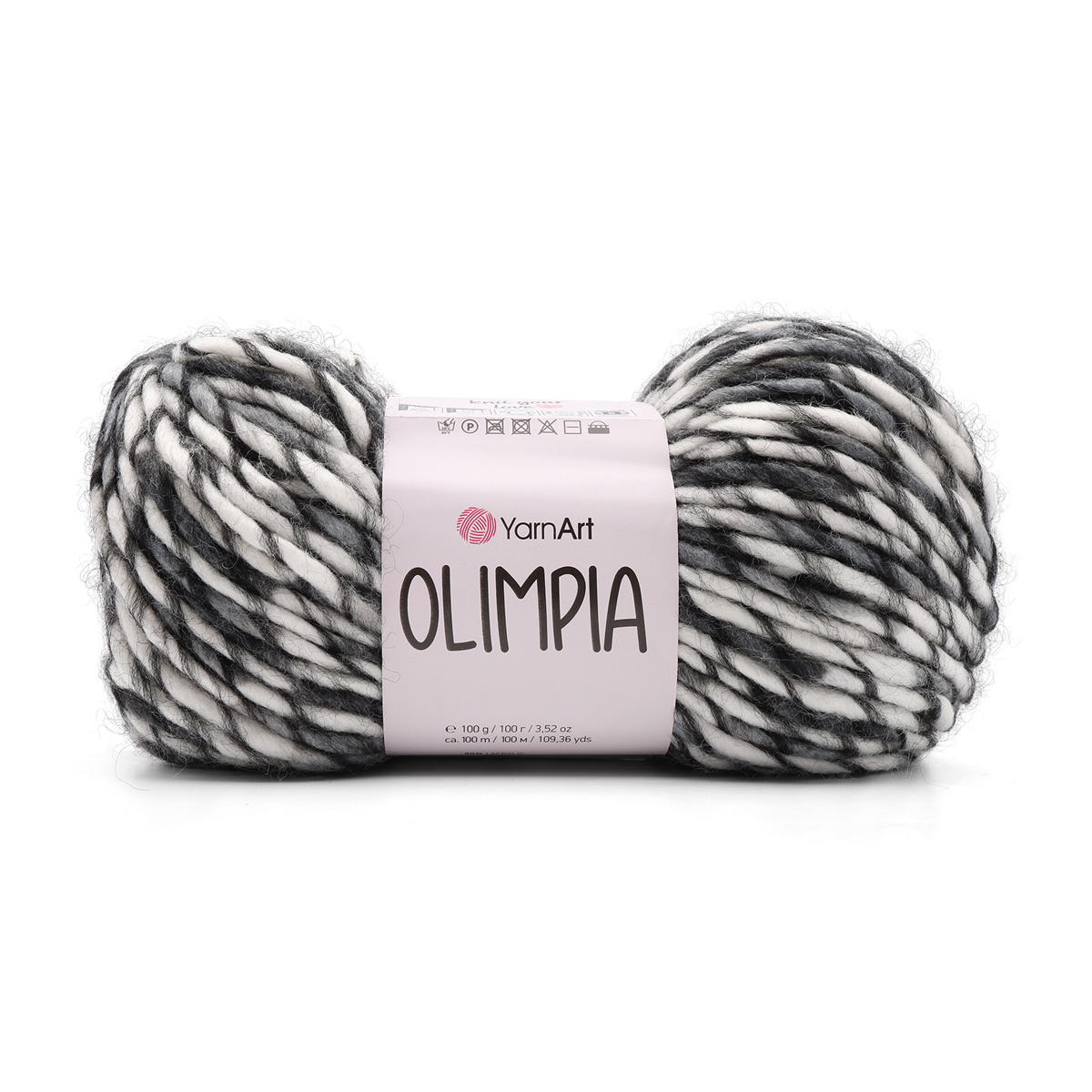 Пряжа YarnArt 'Olimpia', 100г, 100м (шерсть, акрил) (1400 принт), 5 мотков, Белый;черный
Пряжа YarnArt 'Olimpia', 100г, 100м (шерсть, акрил) (1400 принт), 5 мотков, Белый;черный