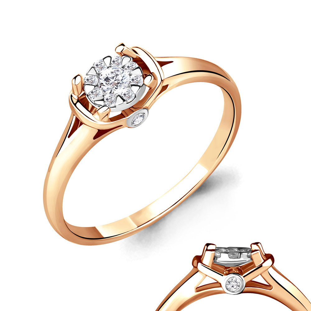 Кольцо из красного золота с бриллиантом Aquamarine Aquamarine 963706Ак_585_кз р. 16, 963706Ак_585_кз
Кольцо из красного золота с бриллиантом Aquamarine Aquamarine 963706Ак_585_кз р. 16, 963706Ак_585_кз