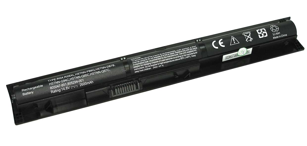 Аккумуляторная батарея OEM для ноутбука HP ProBook 450 G3, 470 G3 RI04 14.8V 2600mAh
Аккумуляторная батарея OEM для ноутбука HP ProBook 450 G3, 470 G3 RI04 14.8V 2600mAh