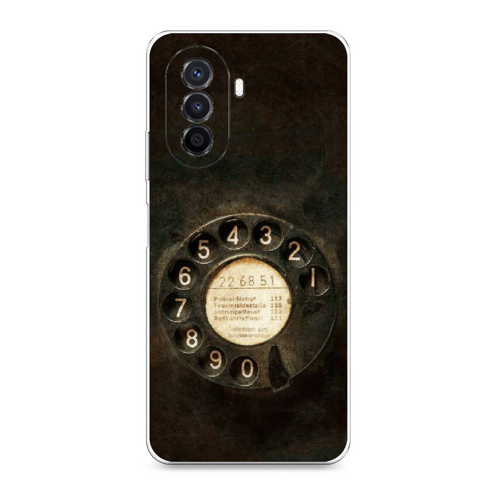 фото Силиконовый чехол "старинный телефон" на huawei nova y70 awog