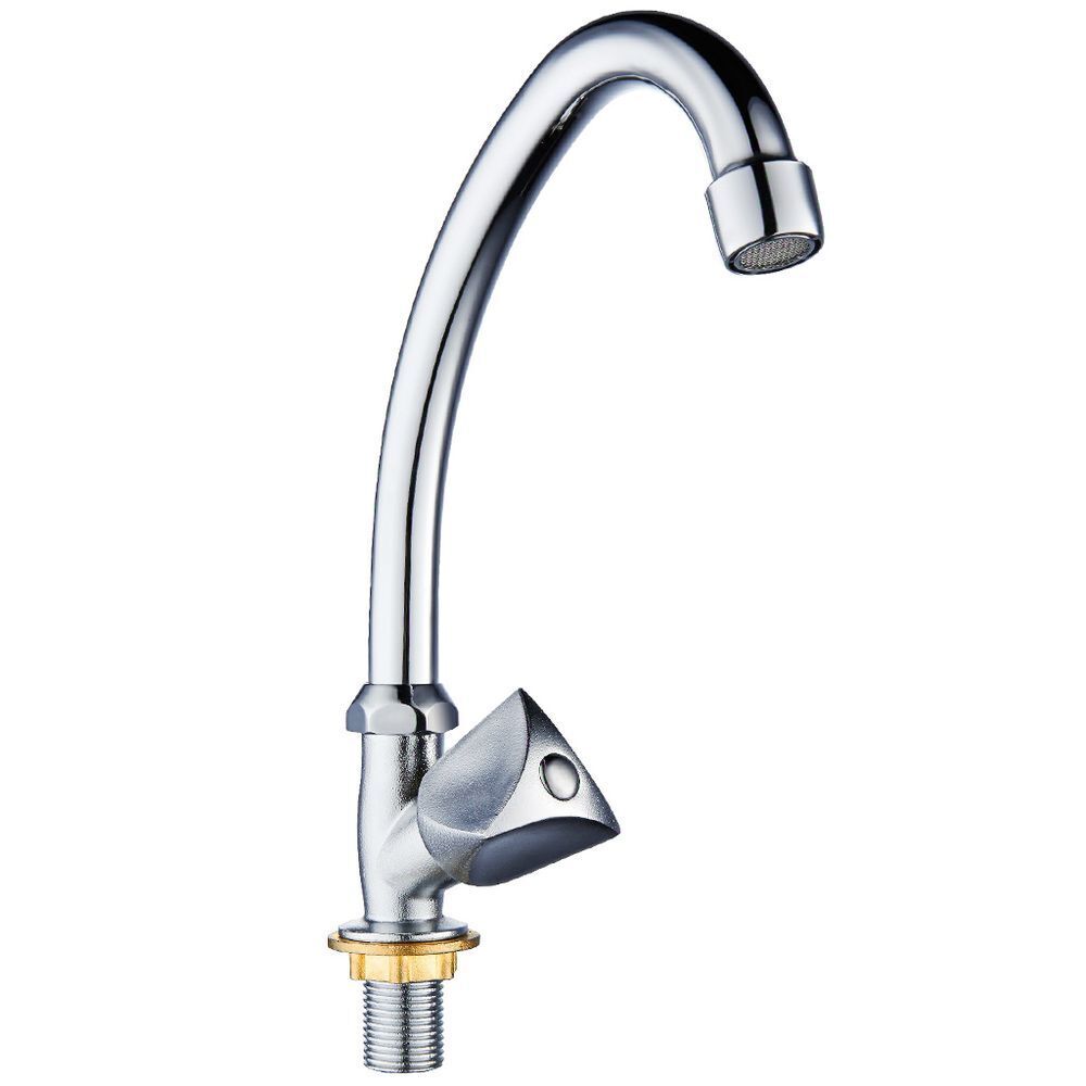 Смеситель для кухни, РМС, с кран-буксой, для одного типа воды, хром, SL119-270F 
Смеситель для кухни, РМС, с кран-буксой, для одного типа воды, хром, SL119-270F