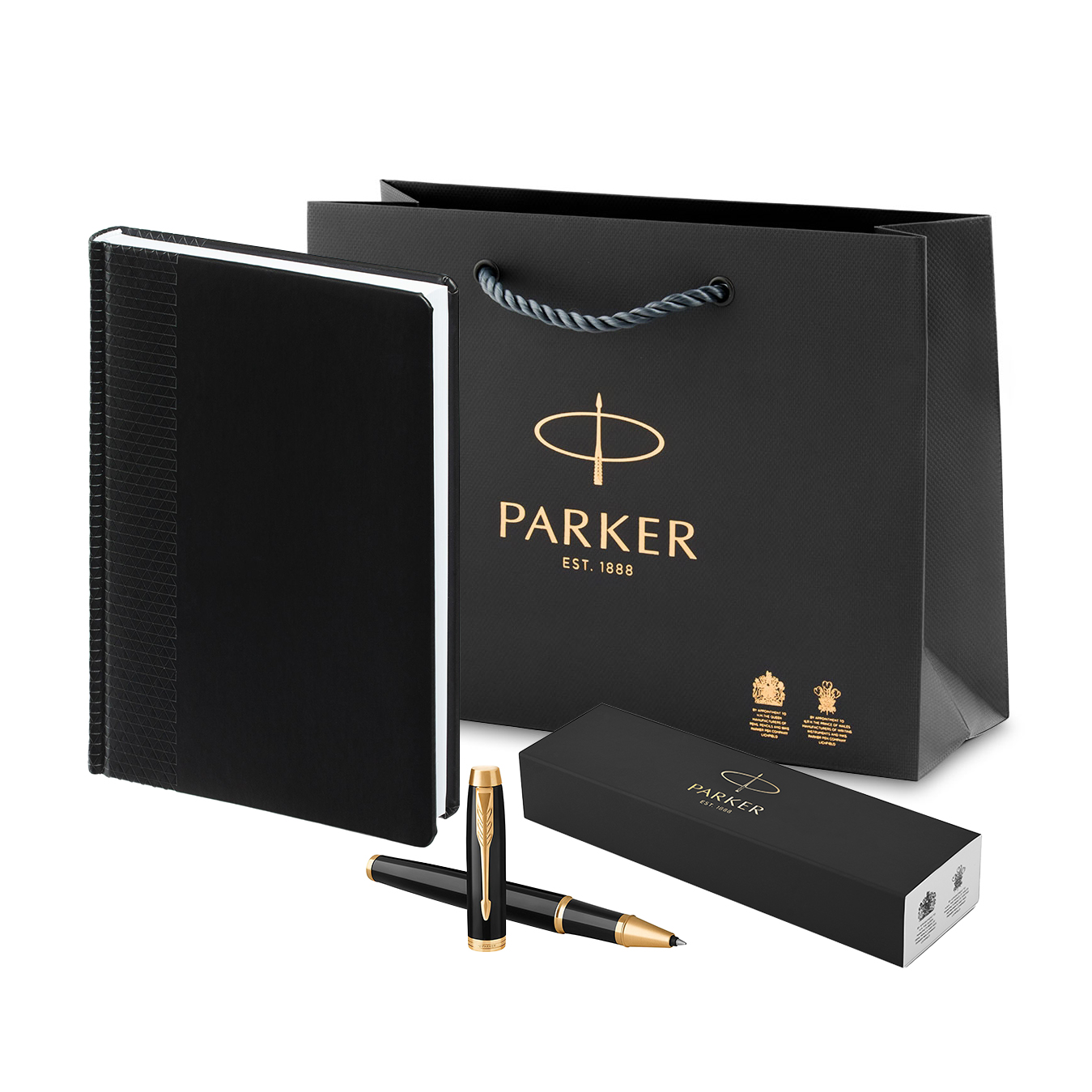 Набор подарочный Parker ручка-роллер Parker IM Metal Black GT и ежедневник экокжа А5
Набор подарочный Parker ручка-роллер Parker IM Metal Black GT и ежедневник экокжа А5