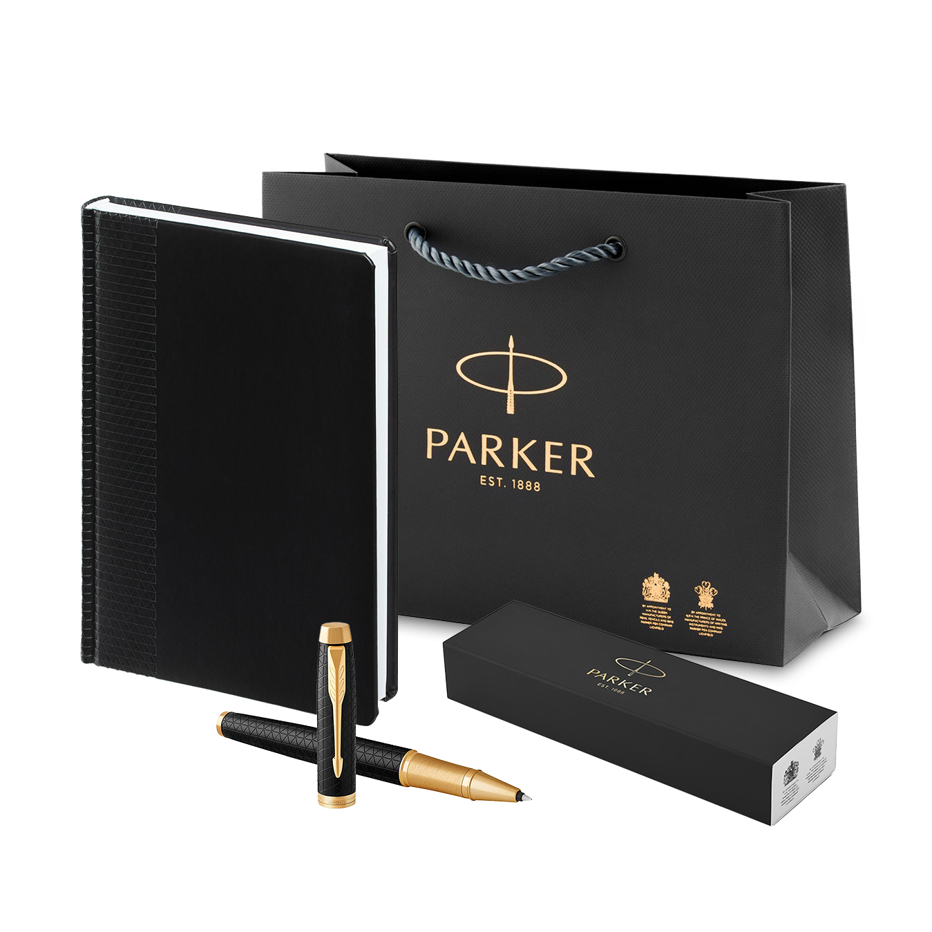 Набор подарочный Parker: ежедневник недатированный ручка роллер Parker IM Premium Black GT
Набор подарочный Parker: ежедневник недатированный ручка роллер Parker IM Premium Black GT