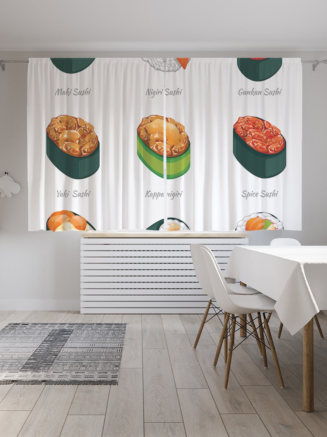 Шторы JoyArty с фотопечатью "Выбор суши" из сатена, 290х180 см, Выбор суши 
Шторы JoyArty с фотопечатью "Выбор суши" из сатена, 290х180 см, Выбор суши