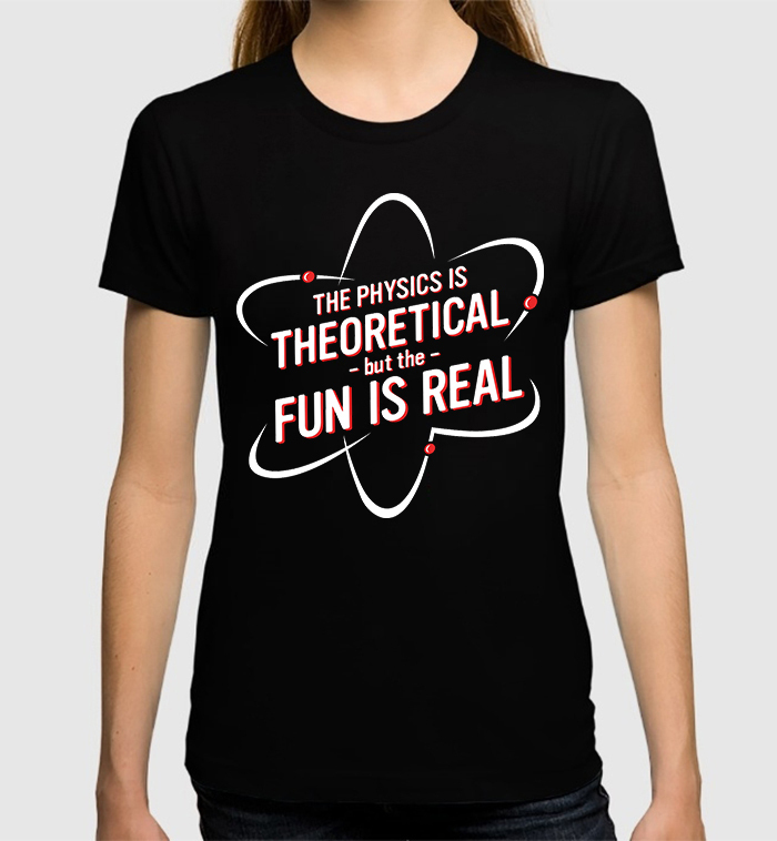 фото Футболка женская dream shirts физика 10000201 черная s