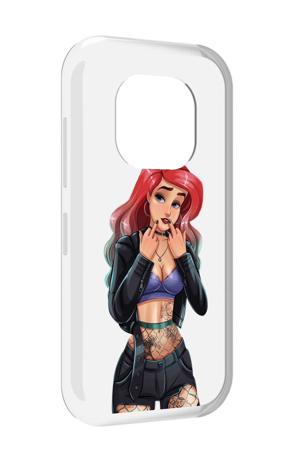 Чехол MyPads Ариэль-русалочка-готика для Doogee V20, Прозрачный, Tocco
Чехол MyPads Ариэль-русалочка-готика для Doogee V20, Прозрачный, Tocco