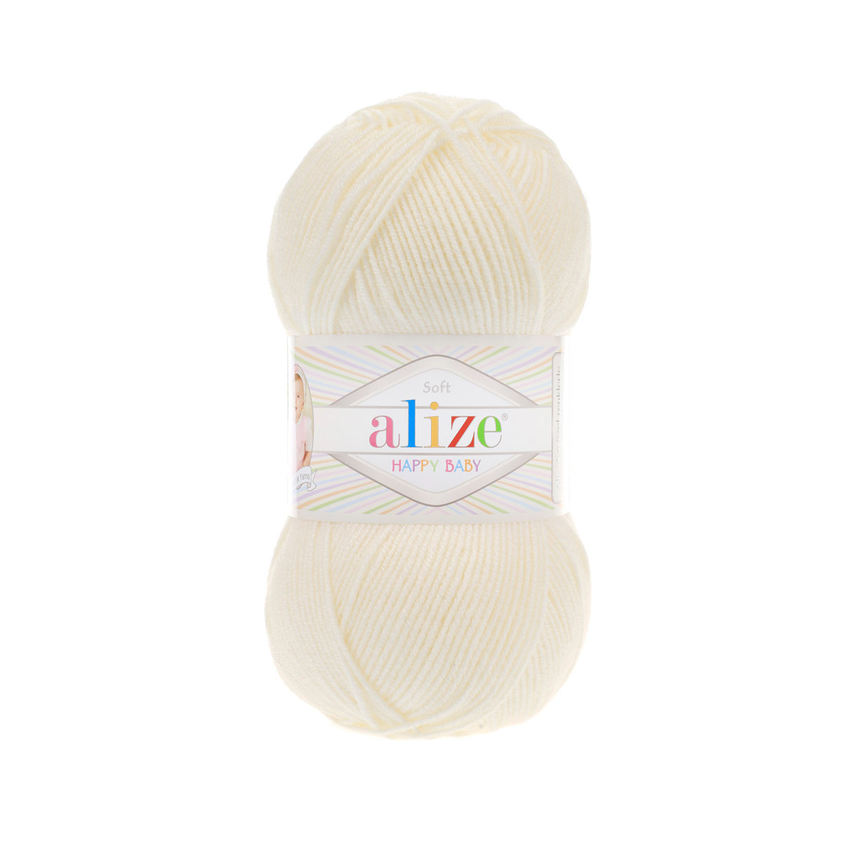 Пряжа ALIZE Happy Baby 100г, 350м (акрил, полиамид) (62 светло-молочный), 5 мотков, HAPPY BABY
Пряжа ALIZE Happy Baby 100г, 350м (акрил, полиамид) (62 светло-молочный), 5 мотков, HAPPY BABY
