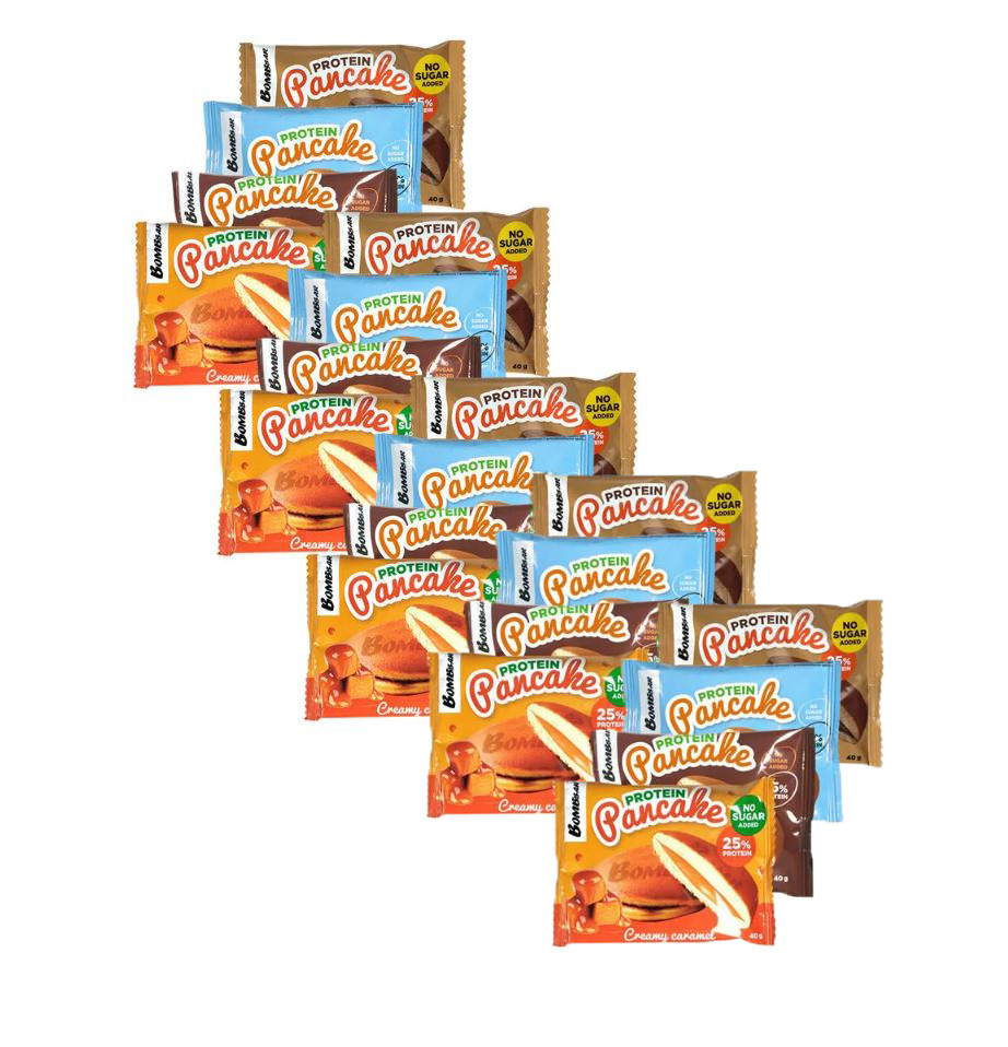 Печенье Bombbar Protein Mix 20шт (Двойной шоколад, Карамель, Молочный и Шоколадный Крем), Protein Pancake Mix 20шт (Двойной шоколад, Карамель, Молочный и Шоколадный Крем)
Печенье Bombbar Protein Mix 20шт (Двойной шоколад, Карамель, Молочный и Шоколадный Крем), Protein Pancake Mix 20шт (Двойной шоколад, Карамель, Молочный и Шоколадный Крем)