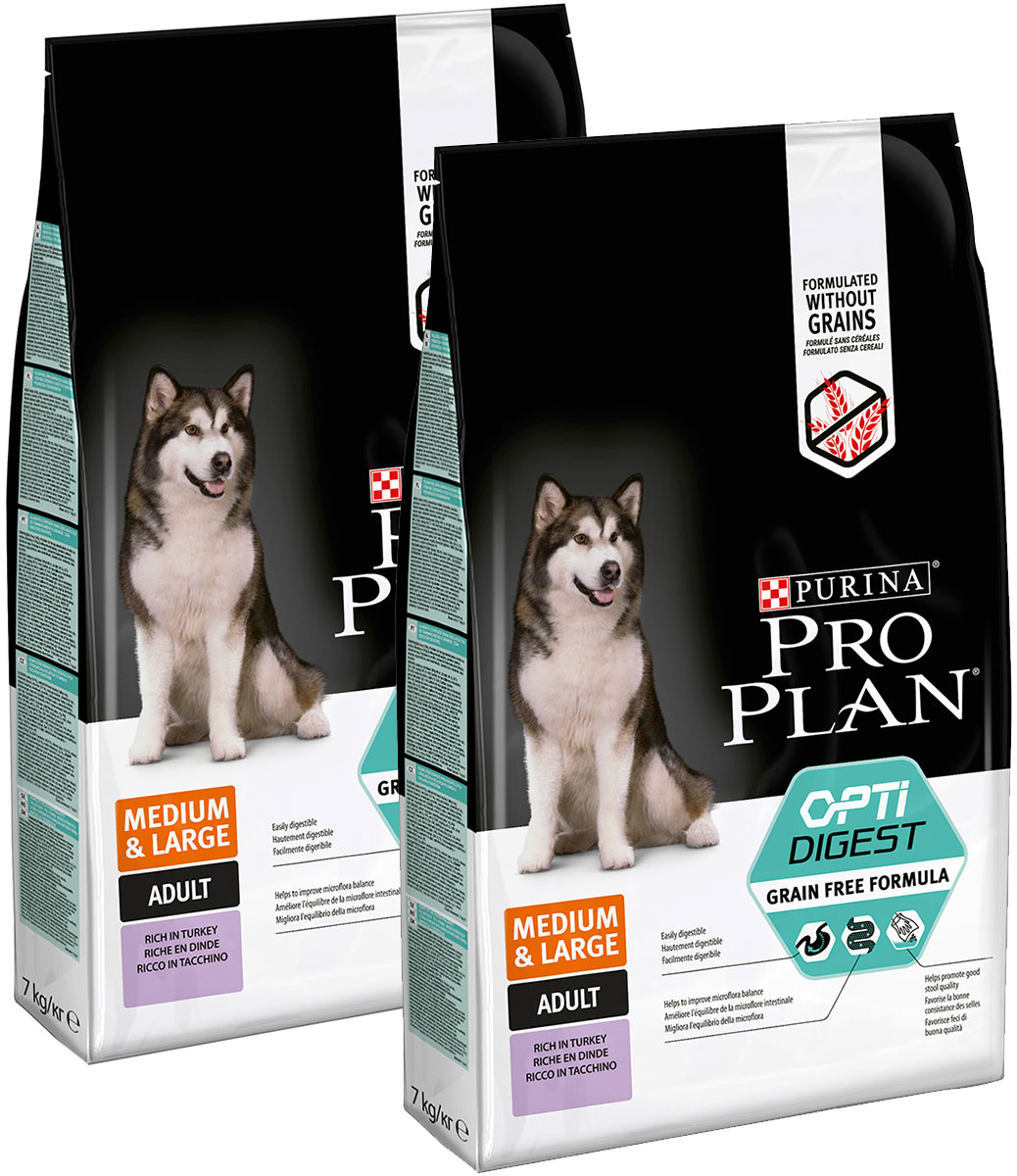 PRO PLAN PRO PLAN ADULT DOG OPTIDIGEST GRAIN-FREE MEDIUM & LARGE беззерновой для взрослых
PRO PLAN PRO PLAN ADULT DOG OPTIDIGEST GRAIN-FREE MEDIUM & LARGE беззерновой для взрослых