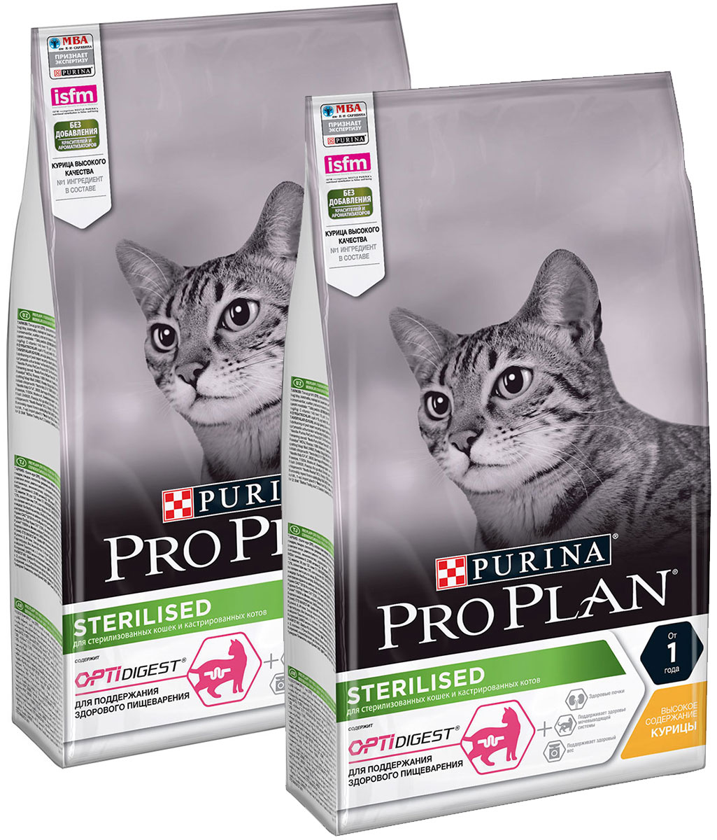 PRO PLAN PRO PLAN CAT OPTIDIGEST STERILISED CHICKEN для взрослых кастрированных котов и ст
PRO PLAN PRO PLAN CAT OPTIDIGEST STERILISED CHICKEN для взрослых кастрированных котов и ст
