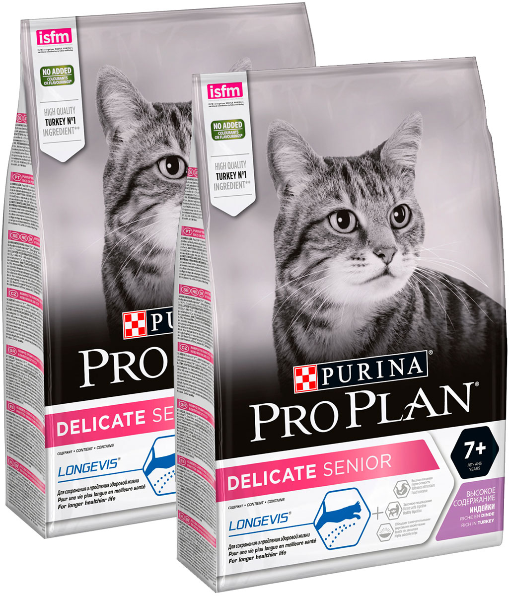 PRO PLAN PRO PLAN CAT SENIOR 7+ DELICATE TURKEY для пожилых кошек старше 7 лет с чувствите
PRO PLAN PRO PLAN CAT SENIOR 7+ DELICATE TURKEY для пожилых кошек старше 7 лет с чувствите
