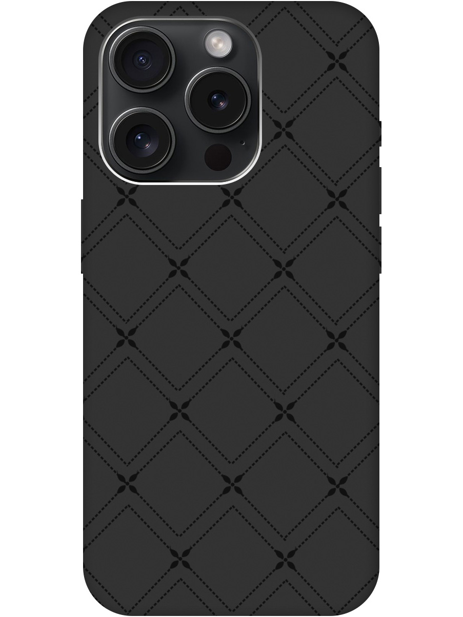 Силиконовый чехол на Apple iPhone 15 Pro с рисунком "Стильные линии" Soft Touch черный, 20000010
Силиконовый чехол на Apple iPhone 15 Pro с рисунком "Стильные линии" Soft Touch черный, 20000010
