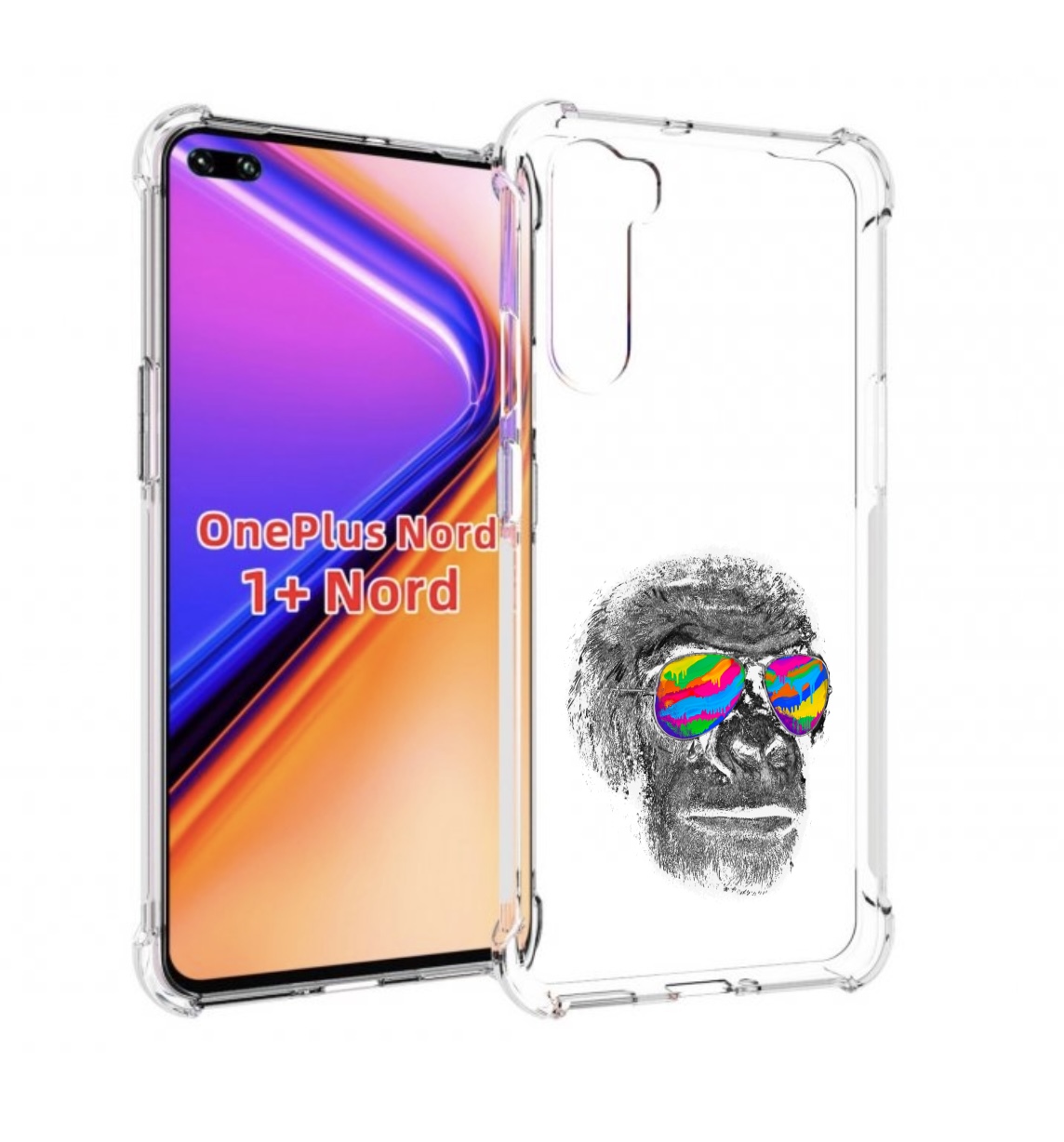 Чехол MyPads крутая обезьяна в очках для OnePlus Nord / 1+ Nord (1ая версия), Прозрачный, Tocco
Чехол MyPads крутая обезьяна в очках для OnePlus Nord / 1+ Nord (1ая версия), Прозрачный, Tocco