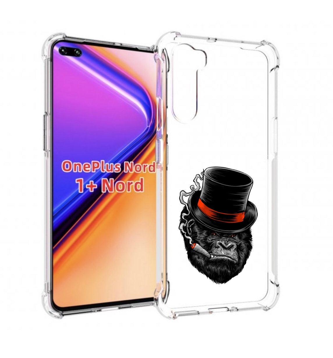 Чехол MyPads дизайнерская горилла для OnePlus Nord / 1+ Nord (1ая версия), Прозрачный, Tocco
Чехол MyPads дизайнерская горилла для OnePlus Nord / 1+ Nord (1ая версия), Прозрачный, Tocco