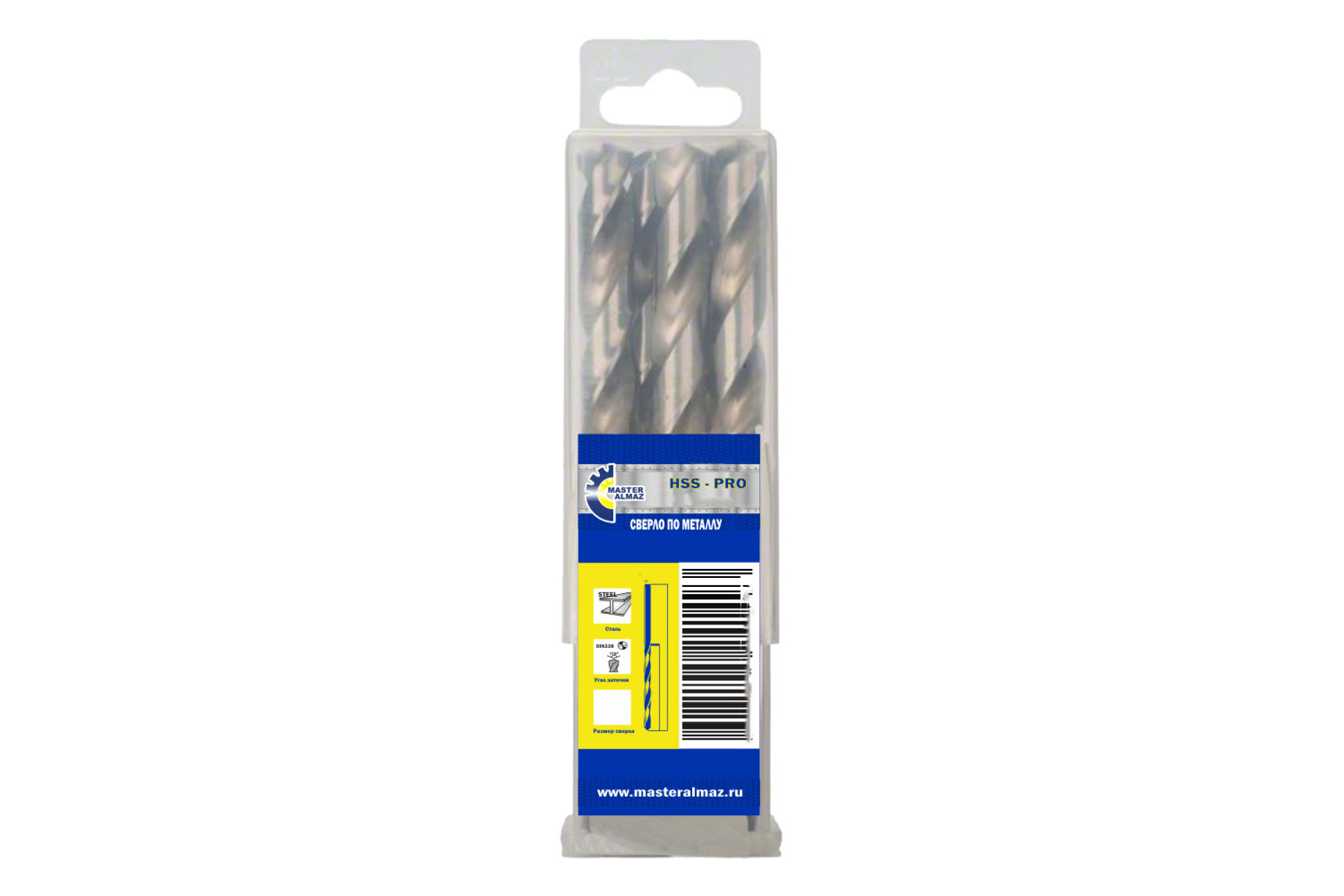 Сверло по металлу МастерАлмаз HSS PRO DIN-338 9,00 (5 шт) 10503078, HSS PRO DIN-338 9,00
Сверло по металлу МастерАлмаз HSS PRO DIN-338 9,00 (5 шт) 10503078, HSS PRO DIN-338 9,00