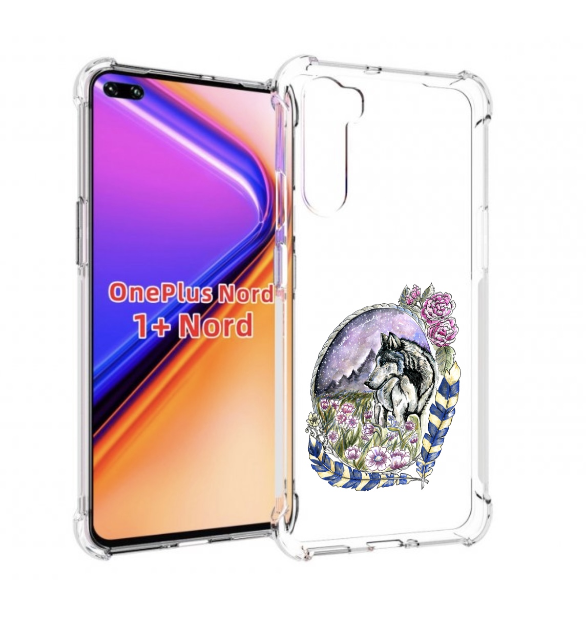 Чехол MyPads нарисованный волк в цветах с перьями для OnePlus Nord / 1+ Nord (1ая версия), Прозрачный, Tocco
Чехол MyPads нарисованный волк в цветах с перьями для OnePlus Nord / 1+ Nord (1ая версия), Прозрачный, Tocco