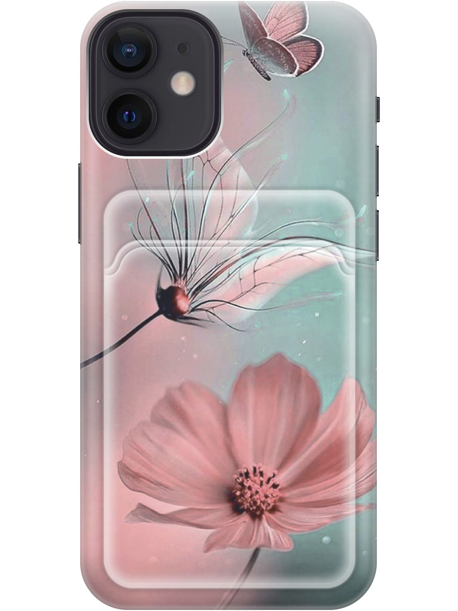 Силиконовый чехол на Apple iPhone 12 Mini с рисунком "Бабочка и цветы", Голубой;розовый;серый, 20011973
Силиконовый чехол на Apple iPhone 12 Mini с рисунком "Бабочка и цветы", Голубой;розовый;серый, 20011973