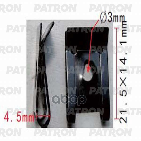 фото Скоба металлическая различные марки применяемость: металлические зажимы, скобы patron арт.