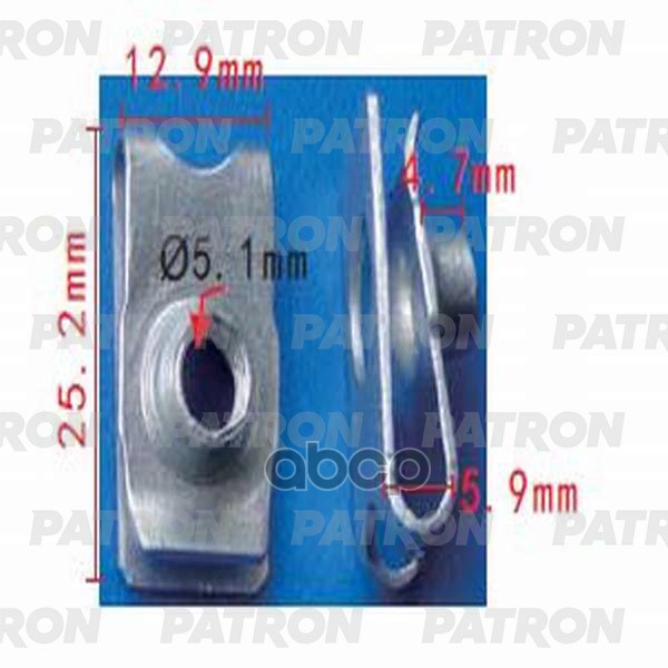 фото Скоба металлическая acura,honda,lexus,toyota применяемость: металлические зажимы, скобы pa patron