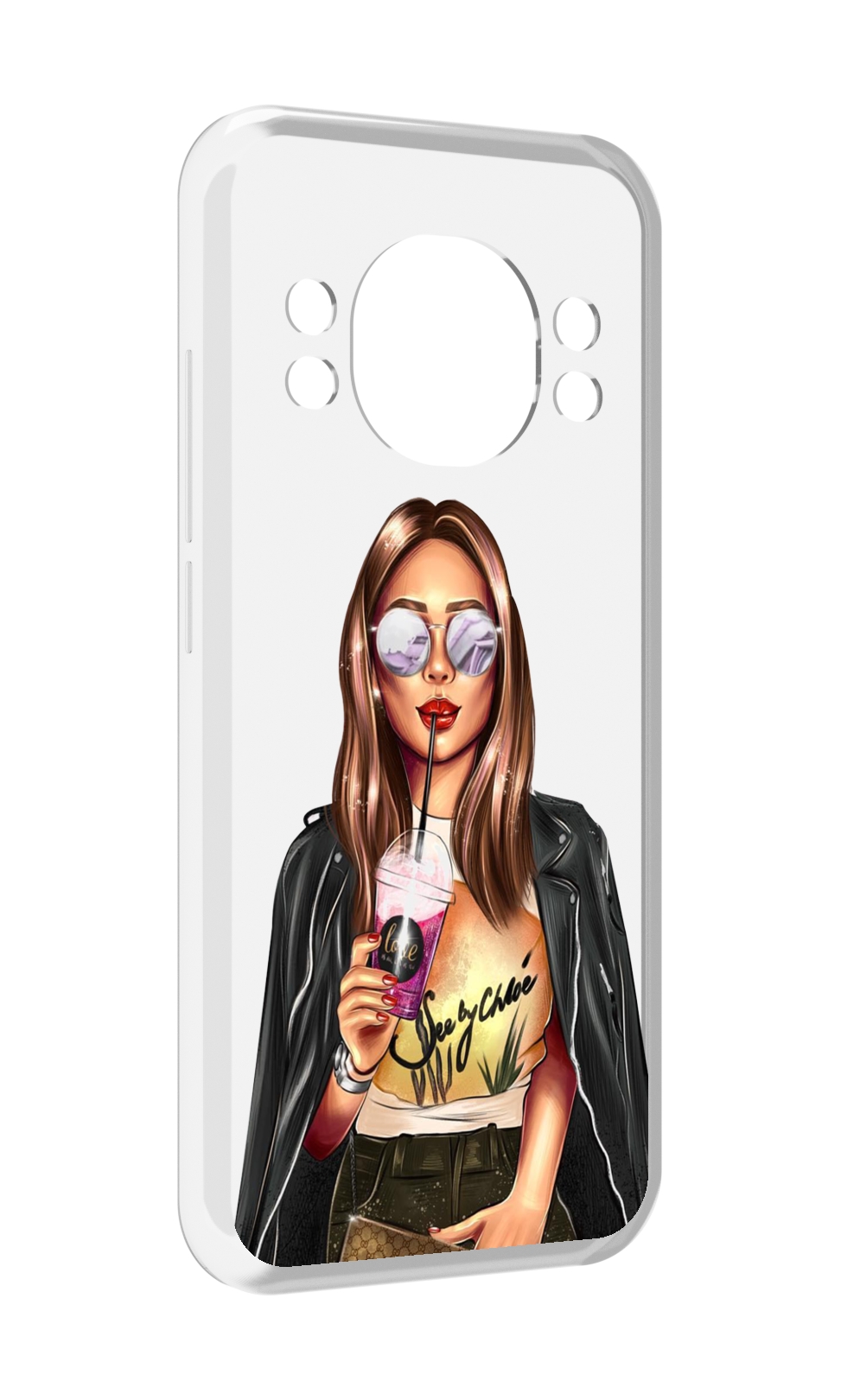Чехол MyPads девушка-с-фиолетовым-коктейлем женский для Doogee S98 / S98 Pro, Прозрачный, Tocco
Чехол MyPads девушка-с-фиолетовым-коктейлем женский для Doogee S98 / S98 Pro, Прозрачный, Tocco