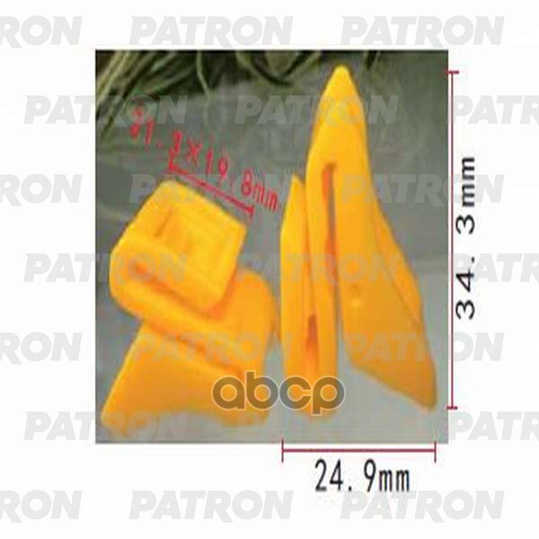 фото Скоба пластиковая infiniti,nissan применяемость: зажимы, фиксаторы, коннекторы patron арт.