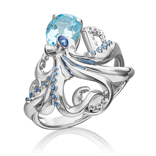 Кольцо из серебра р., PLATINA jewelry 01-5487-00-201-0200-69, топаз/эмаль, 01-5487-00-201-0200-69
Кольцо из серебра р., PLATINA jewelry 01-5487-00-201-0200-69, топаз/эмаль, 01-5487-00-201-0200-69