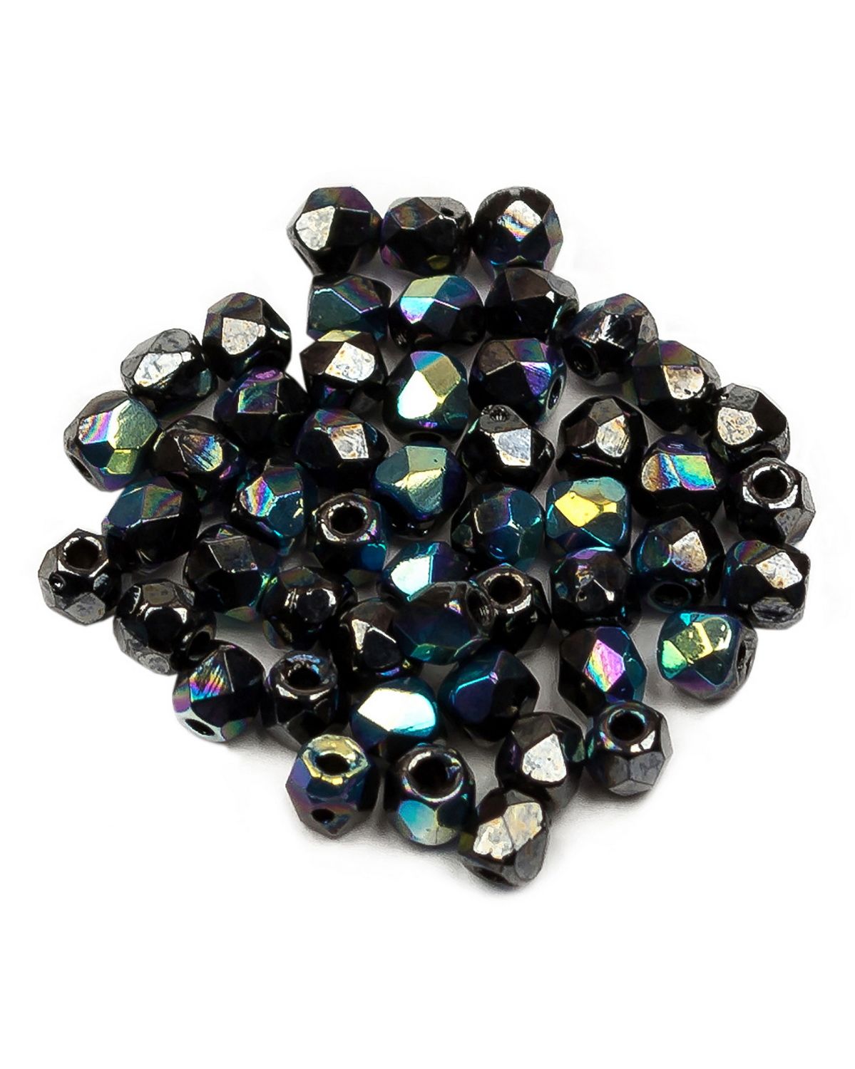 Стеклянные чешские бусины Fire polished beads ганеные круглые 2 мм Jet Hematite AB 50шт, Черный, FP-2
Стеклянные чешские бусины Fire polished beads ганеные круглые 2 мм Jet Hematite AB 50шт, Черный, FP-2