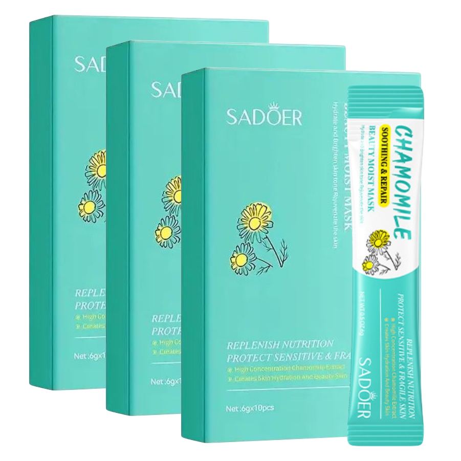 Маска для лица Sadoer Увлажняющая и восстанавливающая с экстрактом ромашки 3уп, Маска для лица Sadoer
Маска для лица Sadoer Увлажняющая и восстанавливающая с экстрактом ромашки 3уп, Маска для лица Sadoer
