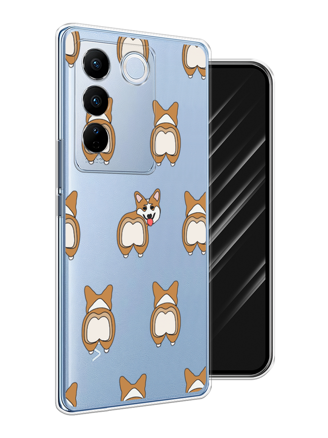 Чехол Awog на Vivo V27/V27 Pro "Милый корги фон", Белый;бежевый;коричневый, 268550-2
Чехол Awog на Vivo V27/V27 Pro "Милый корги фон", Белый;бежевый;коричневый, 268550-2