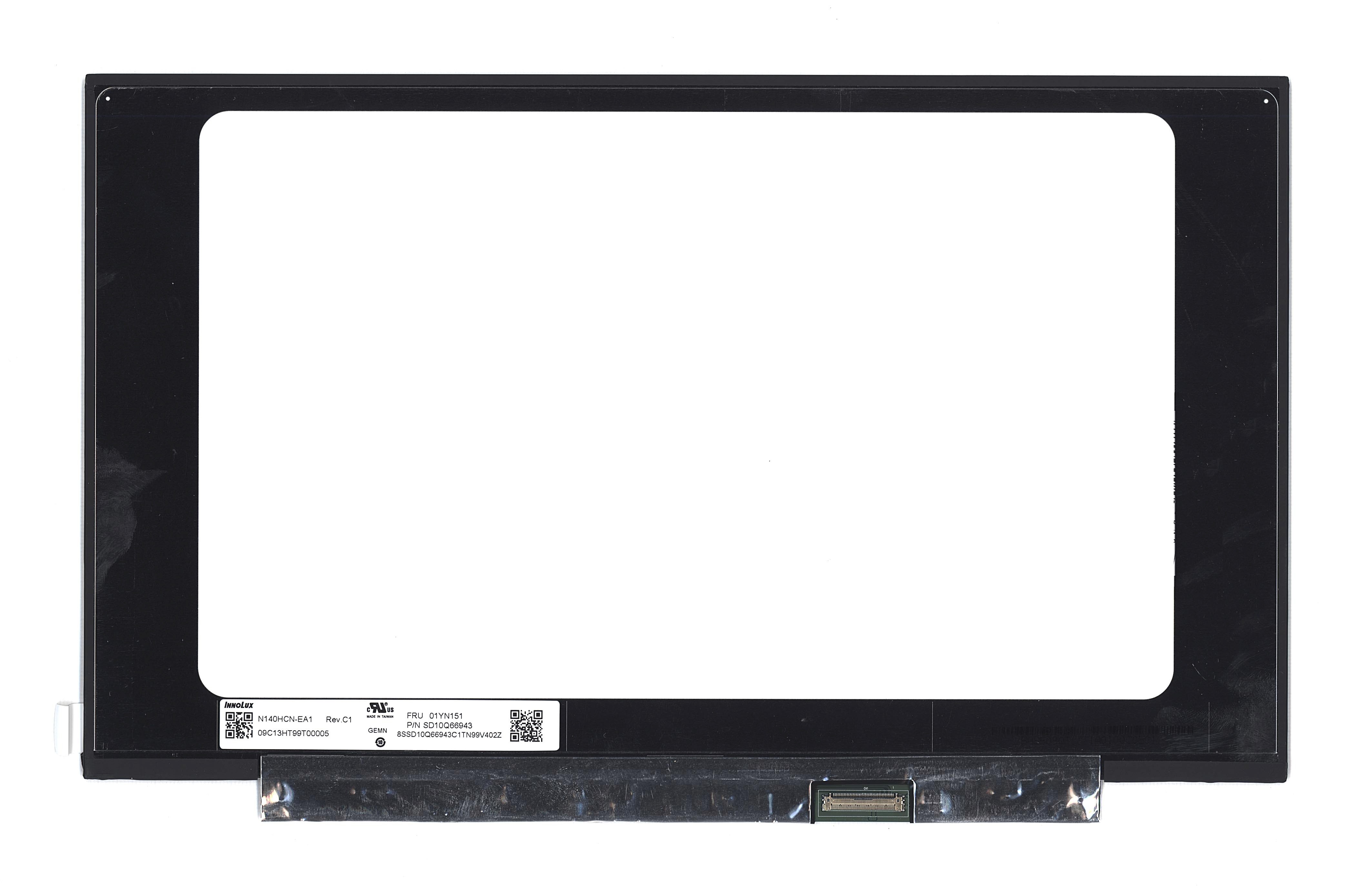 Матрица OEM для ноутбука N140HCN-EA1 (100174528V), совместимая с p/n: N140HCN-EA1
Матрица OEM для ноутбука N140HCN-EA1 (100174528V), совместимая с p/n: N140HCN-EA1