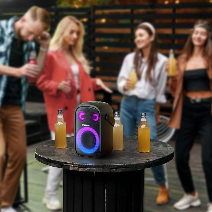 фото Портативная колонка tronsmart halo 100 60w black (halo 100)