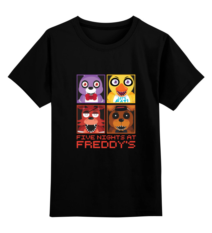 Футболка детская Printio Пять ночей у фредди (five nights at freddy’s) цв. черный р. 152, Пять ночей у фредди (five nights at freddy’s)
Футболка детская Printio Пять ночей у фредди (five nights at freddy’s) цв. черный р. 152, Пять ночей у фредди (five nights at freddy’s)