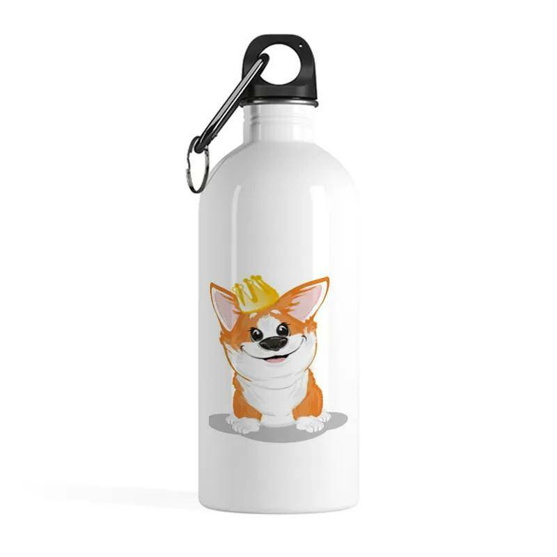 Бутылка металлическая 500 мл, Разноцветный, Корги в короне
Бутылка металлическая 500 мл, Разноцветный, Корги в короне