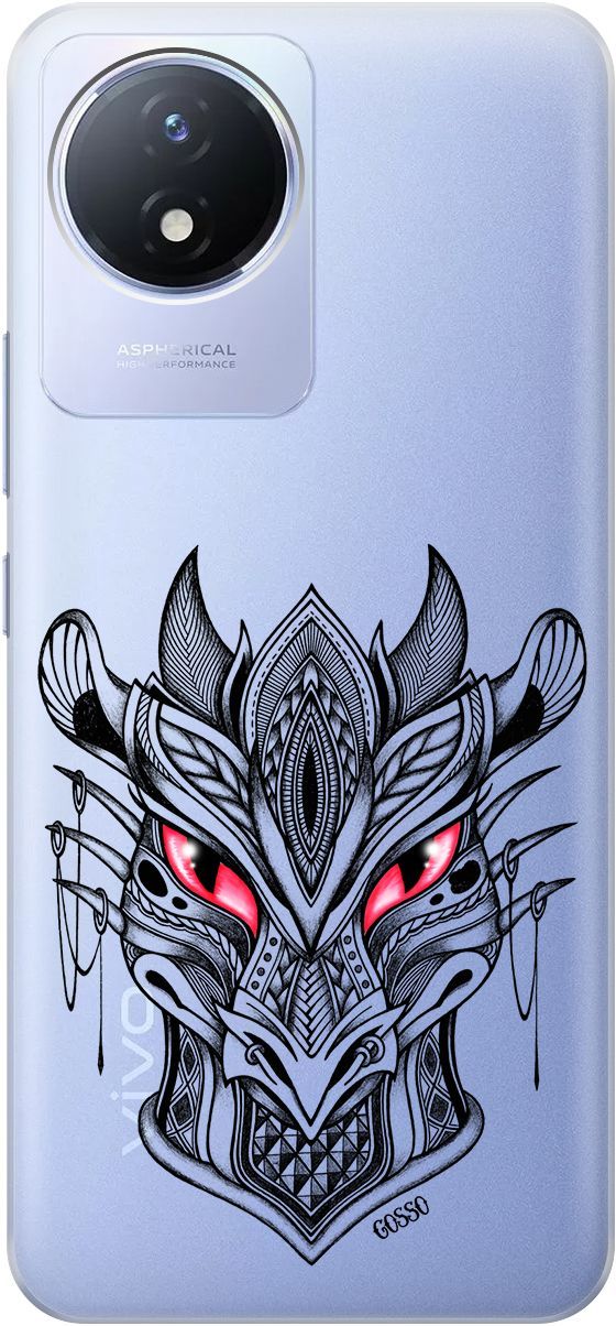 Силиконовый чехол на Vivo Y02 с 3D принтом "Dragon" прозрачный, Прозрачный;черный, 157841
Силиконовый чехол на Vivo Y02 с 3D принтом "Dragon" прозрачный, Прозрачный;черный, 157841