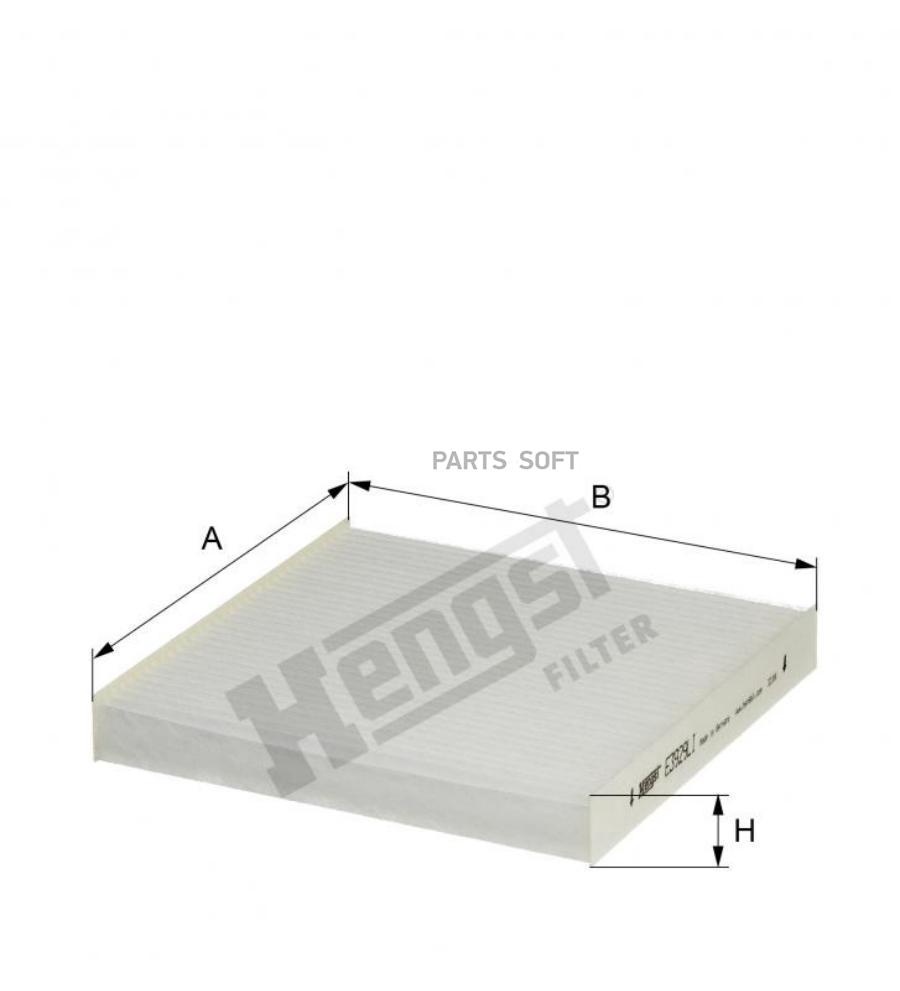 HENGST FILTER Фильтр салона HONDA FIT 1.3 2008 - по наст. время HONDA INSIGHT 1.3 2009 - п
HENGST FILTER Фильтр салона HONDA FIT 1.3 2008 - по наст. время HONDA INSIGHT 1.3 2009 - п