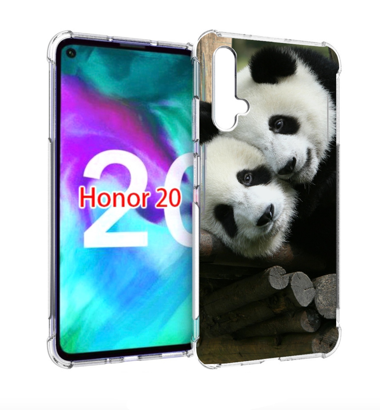 Чехол бампер MyPads Две-панды для Honor 20, Прозрачный, Tocco
Чехол бампер MyPads Две-панды для Honor 20, Прозрачный, Tocco