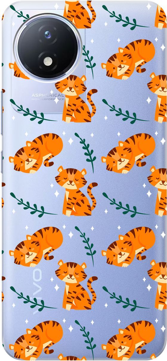 Силиконовый чехол на Vivo Y02 с 3D принтом "Tigers" прозрачный, Прозрачный;бежевый, 157842
Силиконовый чехол на Vivo Y02 с 3D принтом "Tigers" прозрачный, Прозрачный;бежевый, 157842