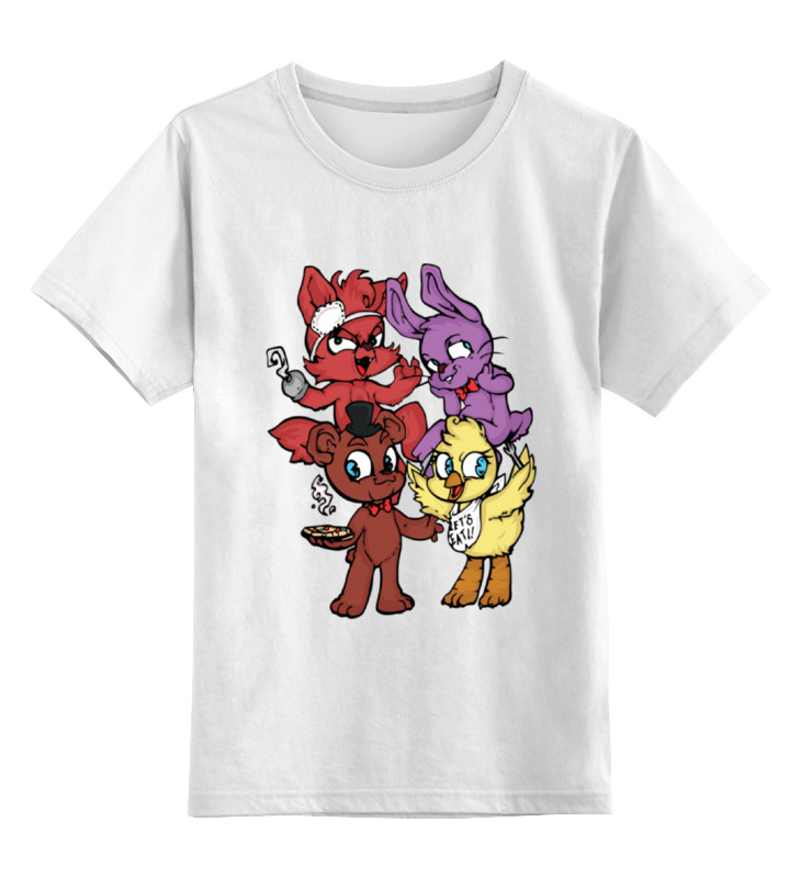 Футболка детская Printio Пять ночей у фредди (five nights at freddy’s) цв. белый р. 164, Пять ночей у фредди (five nights at freddy’s)
Футболка детская Printio Пять ночей у фредди (five nights at freddy’s) цв. белый р. 164, Пять ночей у фредди (five nights at freddy’s)