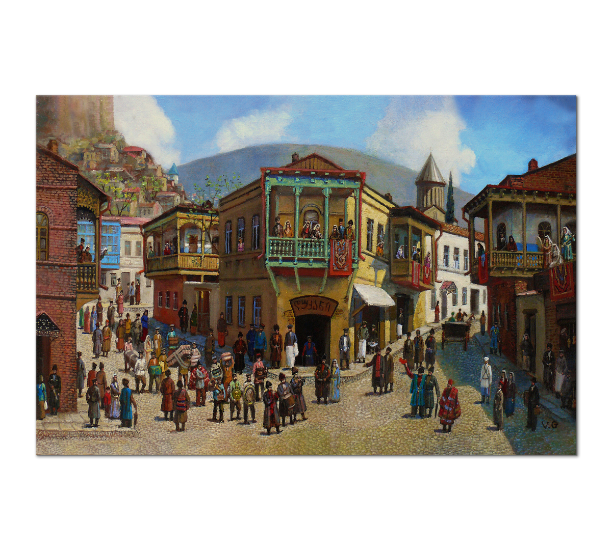 Картина интерьерная на холсте Poly Print Art Старый Тбилиси - 11 Д. Вепхвадзе 60х40 см
Картина интерьерная на холсте Poly Print Art Старый Тбилиси - 11 Д. Вепхвадзе 60х40 см
