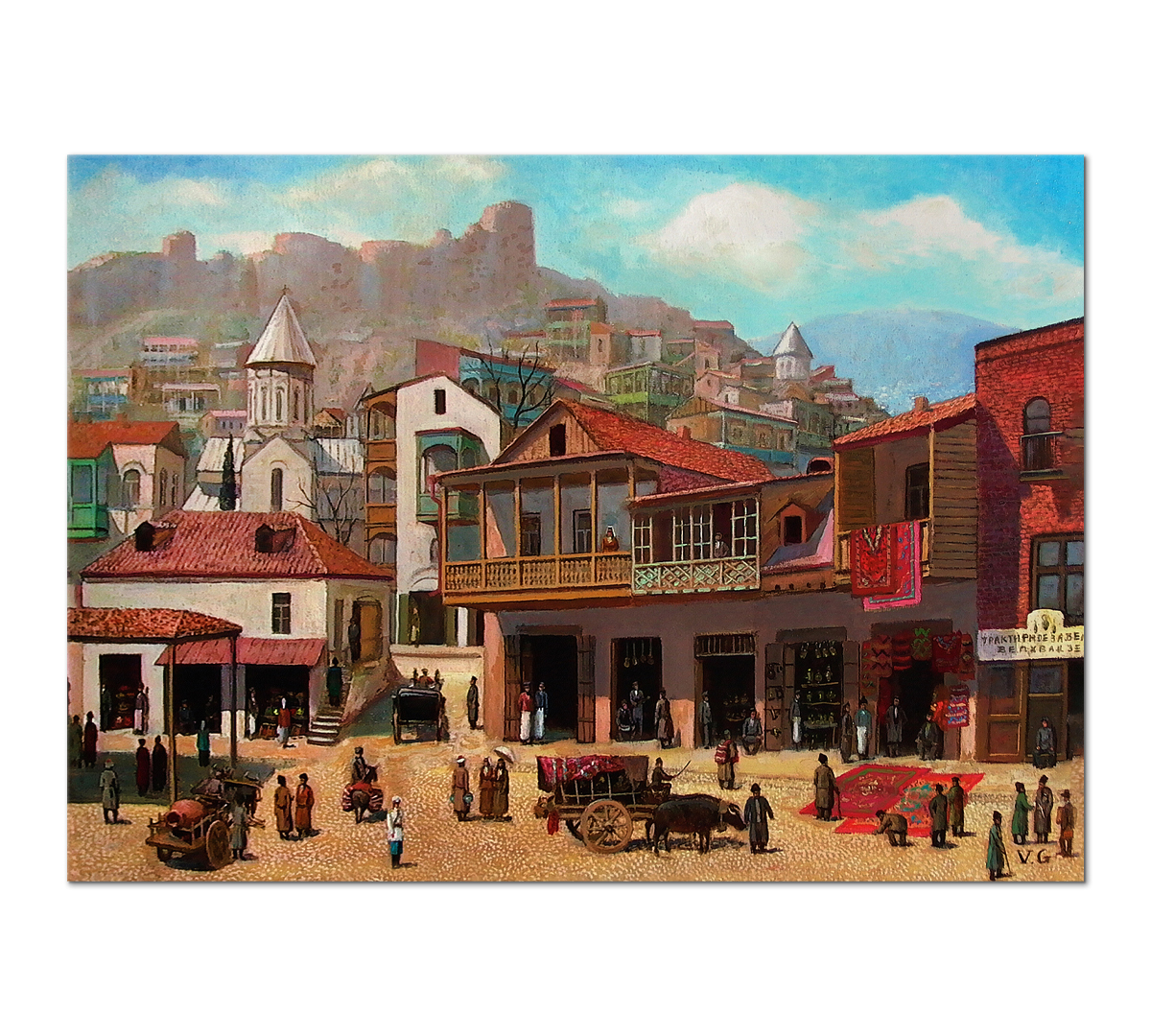 Картина интерьерная на холсте Poly Print Art Старый Тбилиси - 13 Д. Вепхвадзе 50х70 см
Картина интерьерная на холсте Poly Print Art Старый Тбилиси - 13 Д. Вепхвадзе 50х70 см