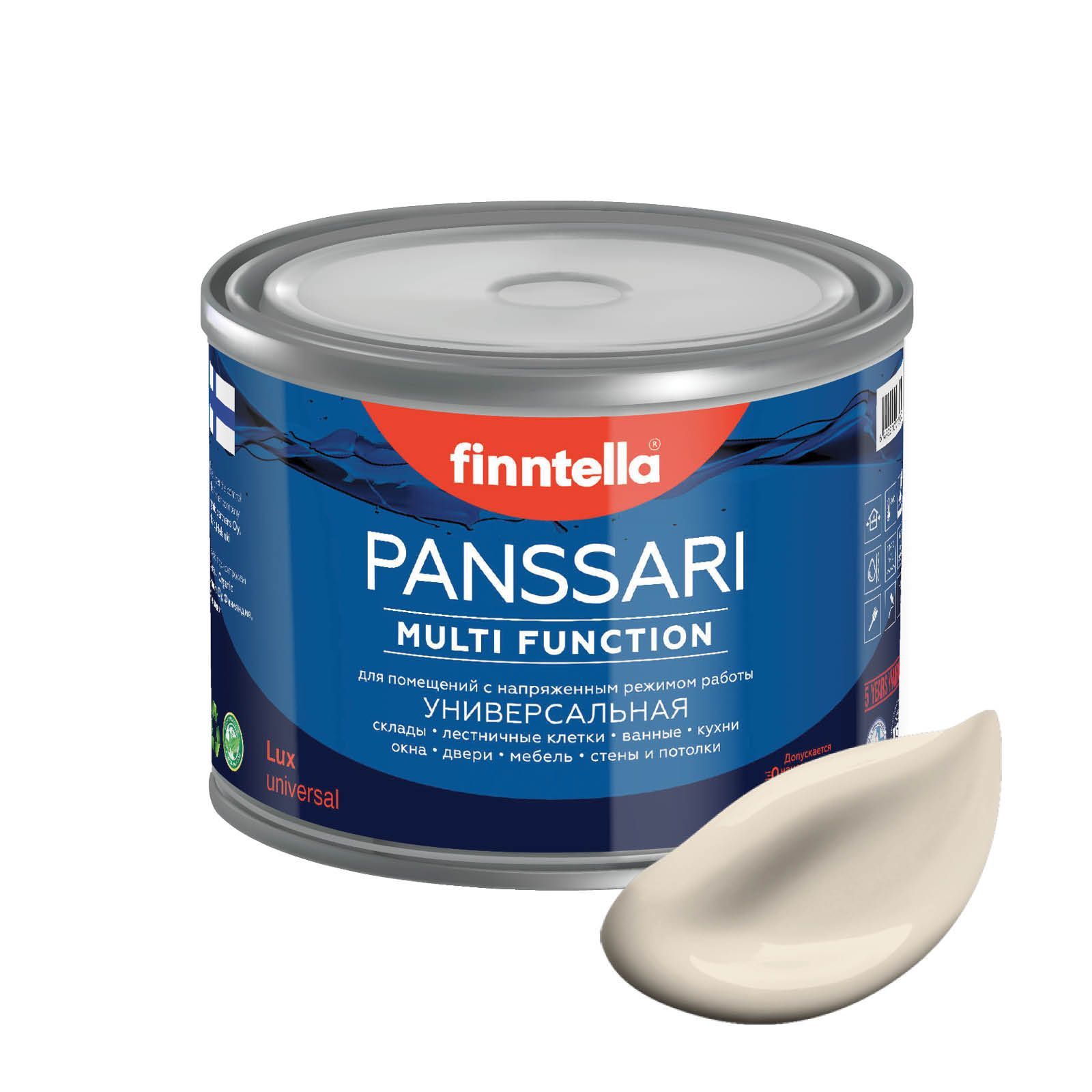 Краска PANSSARI, MANTELI бежевый, 0,45л, PANSSARI. Грунт-эмаль для всех типов поверхностей. Защитная. Эмаль универсальная. Быстросохнущая.
Краска PANSSARI, MANTELI бежевый, 0,45л, PANSSARI. Грунт-эмаль для всех типов поверхностей. Защитная. Эмаль универсальная. Быстросохнущая.