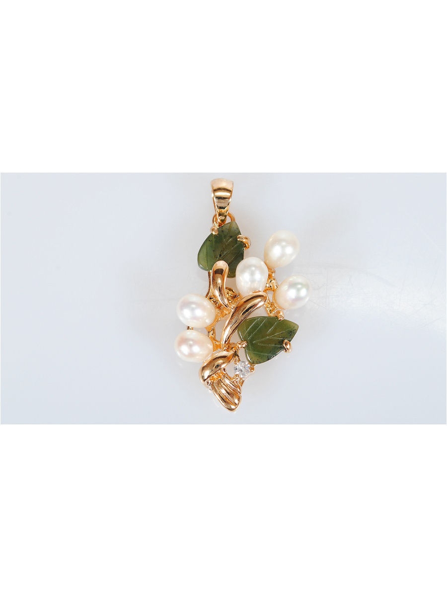 Кулон из бижутерного сплава Lotus Jewelry 142P-012fwp-ja, жемчуг/нефрит/циркон, 142P-012fwp-ja
Кулон из бижутерного сплава Lotus Jewelry 142P-012fwp-ja, жемчуг/нефрит/циркон, 142P-012fwp-ja