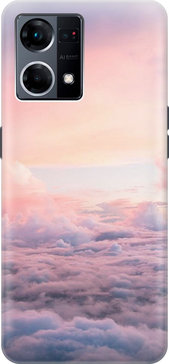 Силиконовый чехол на OPPO Reno7 с принтом "Высоко над облаками", Фиолетовый;розовый, 157876
Силиконовый чехол на OPPO Reno7 с принтом "Высоко над облаками", Фиолетовый;розовый, 157876