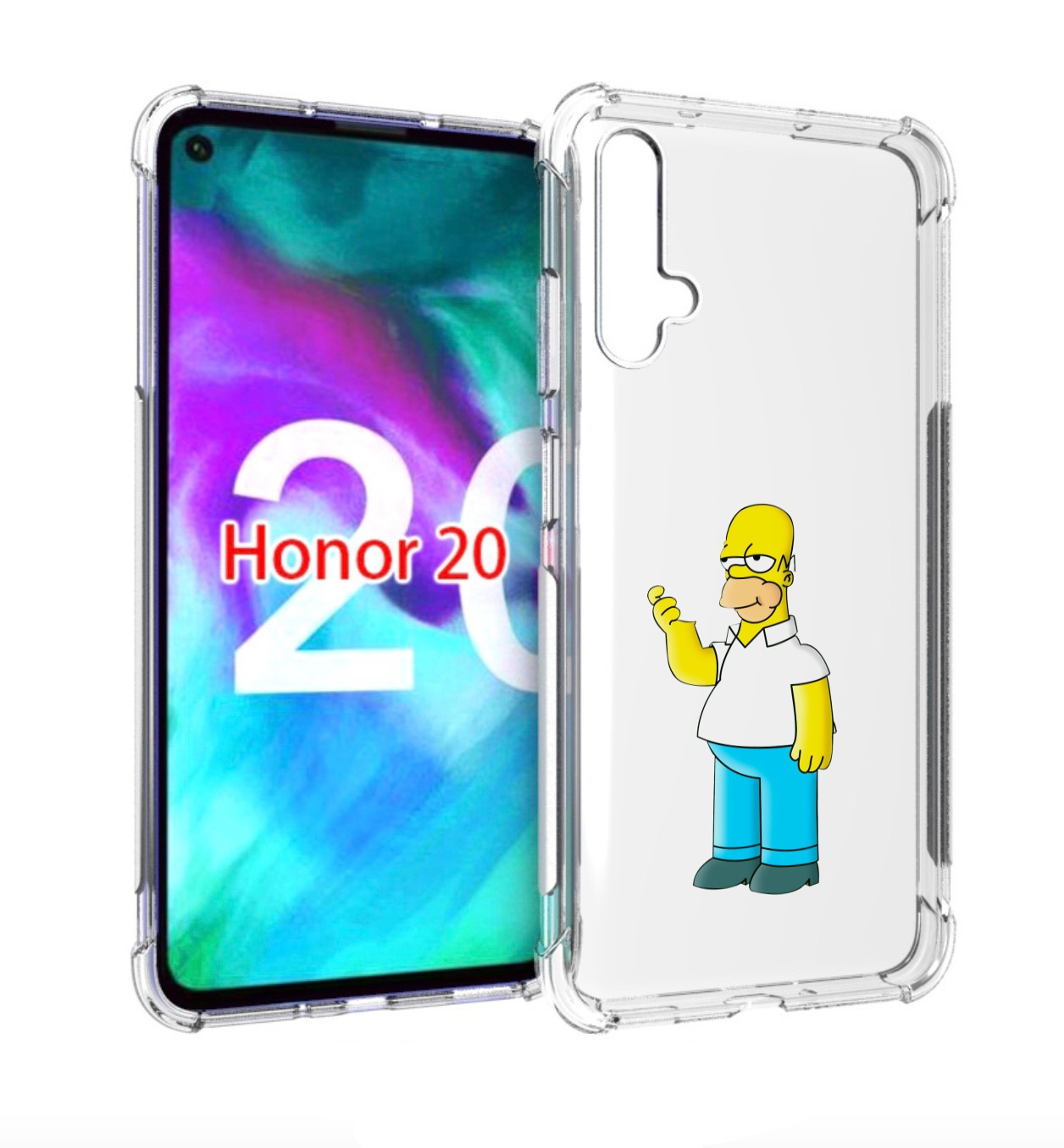 Чехол бампер MyPads гомер-симпсон для Honor 20, Прозрачный, Tocco
Чехол бампер MyPads гомер-симпсон для Honor 20, Прозрачный, Tocco